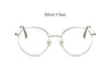 Image of Round Sunglasses Women Classic Rose Gold Fashion Brand