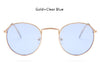Image of ELOT Fashion Brand Designer Classic Small Round Sunglasses Men Women