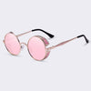 Image of AOFLY Steampunk Vintage Sunglass Fashion round sunglasses women