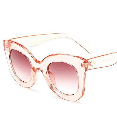 Luxury Cat Eye Sunglasses Women Brand Designer Retro