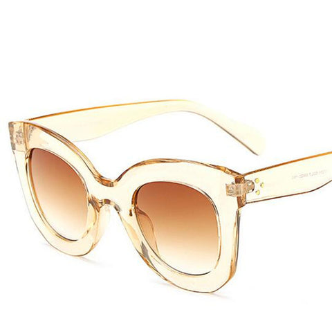 Luxury Cat Eye Sunglasses Women Brand Designer Retro