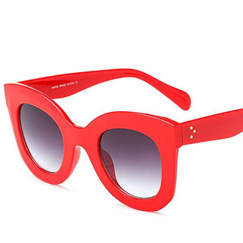 Luxury Cat Eye Sunglasses Women Brand Designer Retro