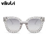 Image of 2018 Luxury Italian Brand Sunglasses Women Crystal