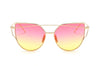 Image of Emosnia Mirror Cateye Goggle Sunglass Ladies Fashion