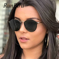 2018 New Fishion Cat Eye Sunglasses Women Luxury Cute