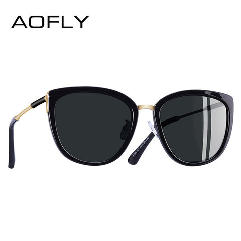 AOFLY BRAND DESIGN New Cat Eye Sunglasses Women Fashion