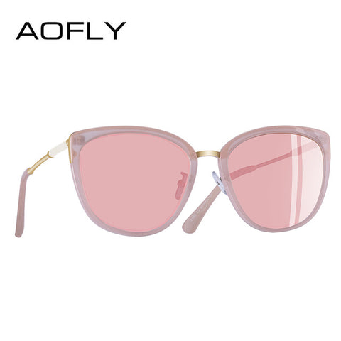 AOFLY BRAND DESIGN New Cat Eye Sunglasses Women Fashion