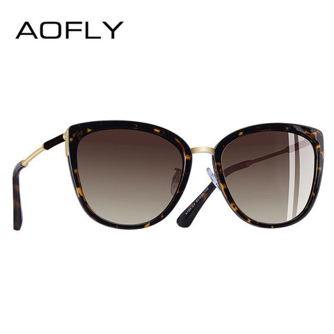 AOFLY BRAND DESIGN New Cat Eye Sunglasses Women Fashion