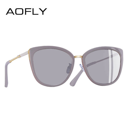 AOFLY BRAND DESIGN New Cat Eye Sunglasses Women Fashion