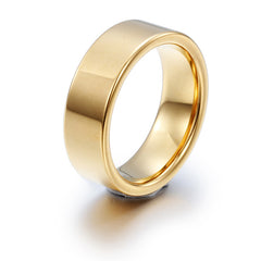 The new fashion jewelry ring simple and exquisite tungsten steel men's rings