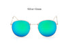 Image of Round Sunglasses Women Classic Rose Gold Fashion Brand