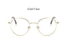 Image of Round Sunglasses Women Classic Rose Gold Fashion Brand