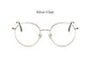 Image of Round Sunglasses Women Classic Rose Gold Fashion Brand