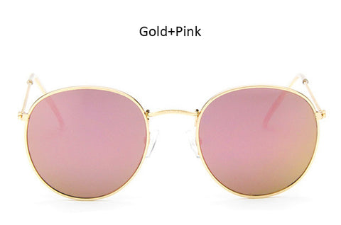 ELOT  Fashion Brand Designer Classic Small Round Sunglasses Men Women