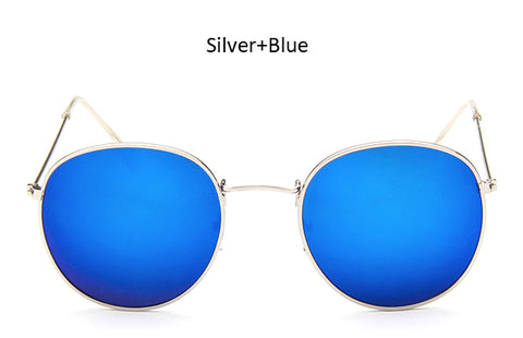 ELOT  Fashion Brand Designer Classic Small Round Sunglasses Men Women