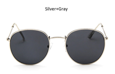 ELOT  Fashion Brand Designer Classic Small Round Sunglasses Men Women