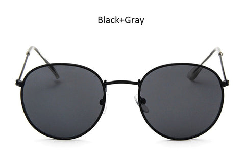 ELOT  Fashion Brand Designer Classic Small Round Sunglasses Men Women