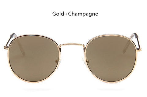 ELOT  Fashion Brand Designer Classic Small Round Sunglasses Men Women